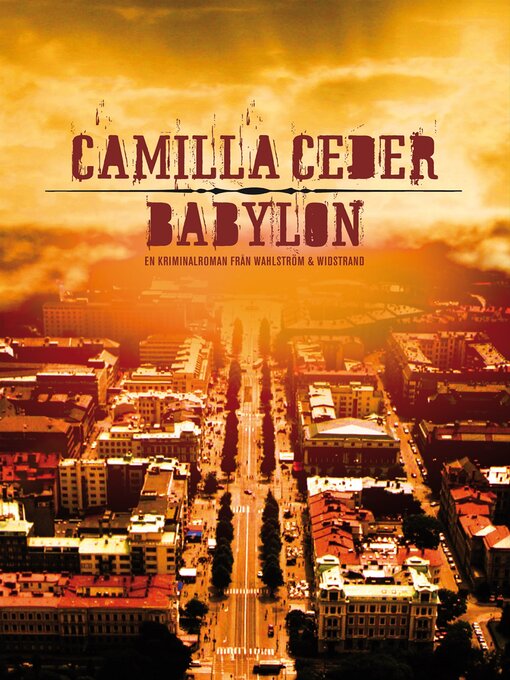 Titeldetaljer för Babylon av Camilla Ceder - Tillgänglig